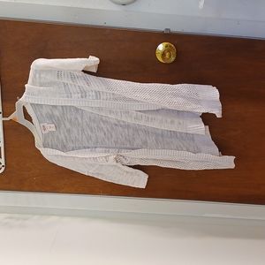 Xs white knitted cardigan